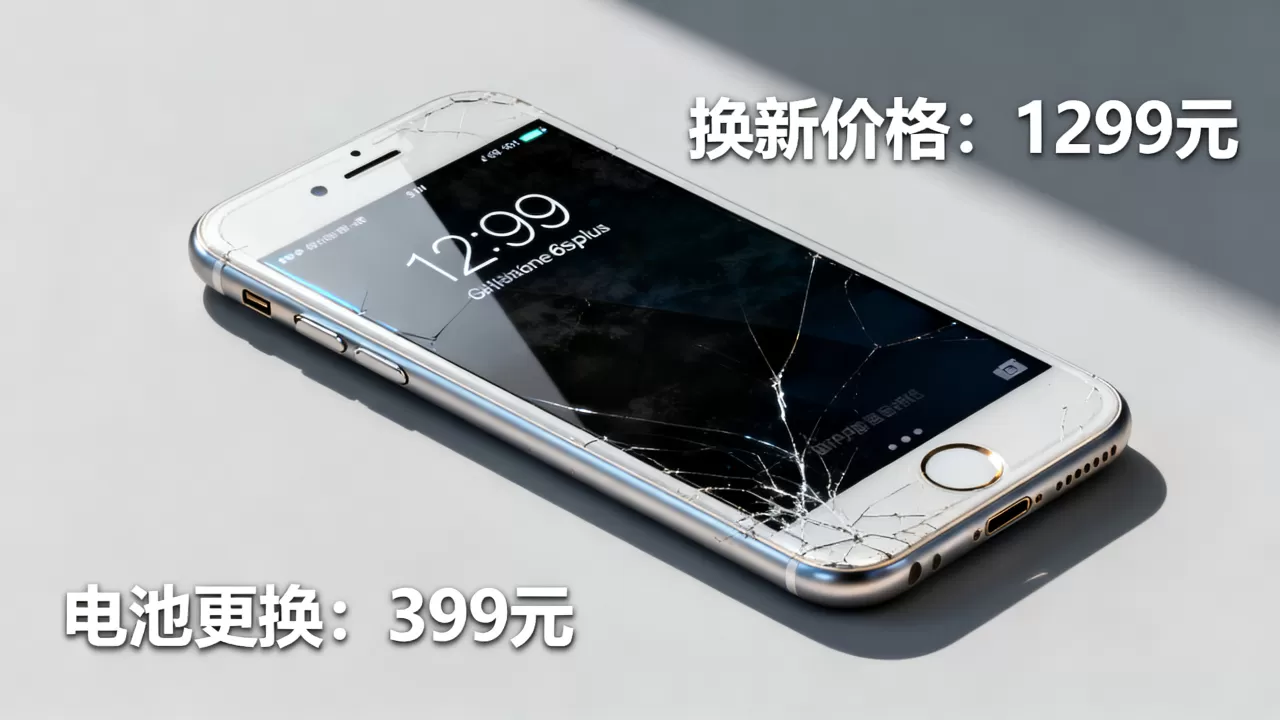 iPhone6splus换新多少钱，iPhone6splus电池更换价格
