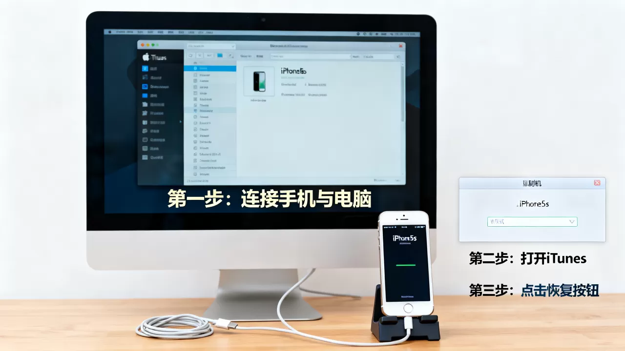 5s土豪金刷机教程，iPhone5s刷机失败怎么办