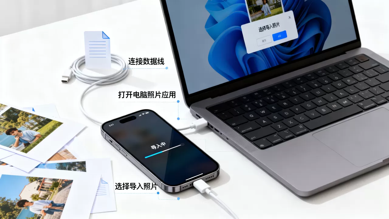 怎样把图片导入iphone，iphone怎么导入照片