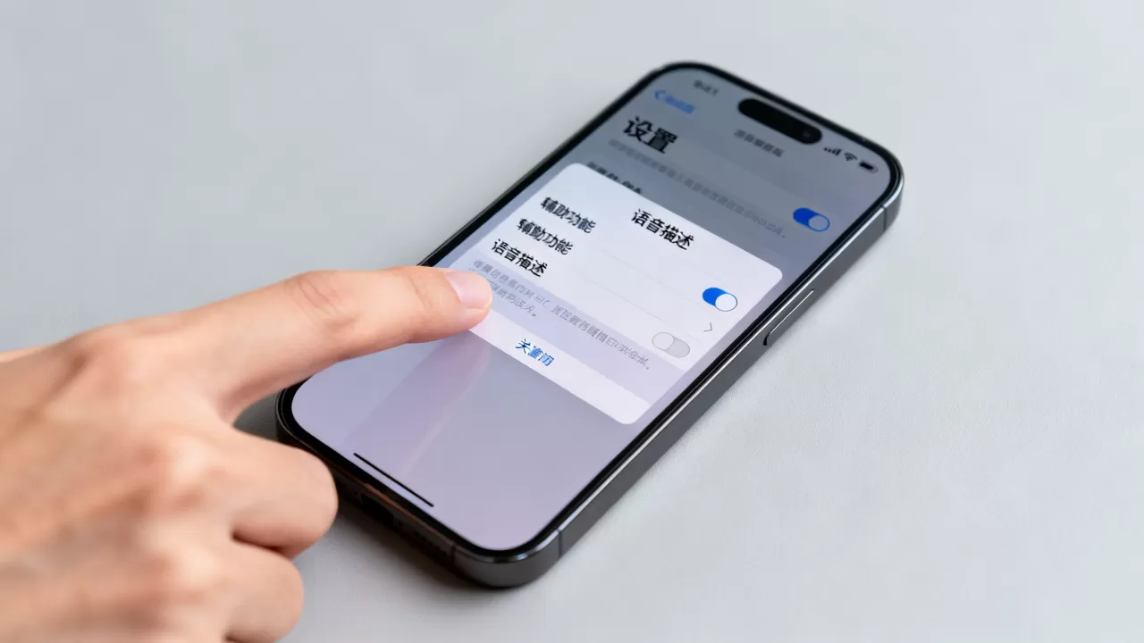 iphone盲人模式怎么关闭，iphone怎么关闭语音描述