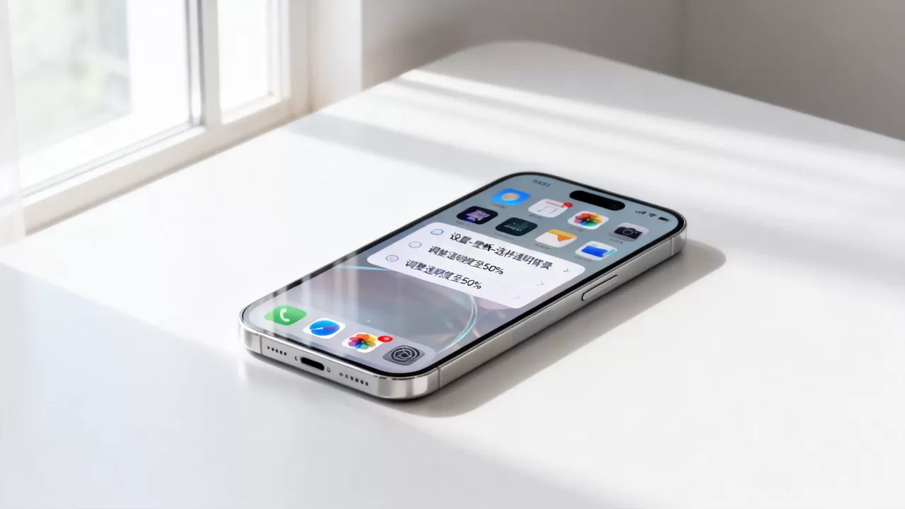怎么让iphone桌面透明，iPhone桌面背景透明化设置教程