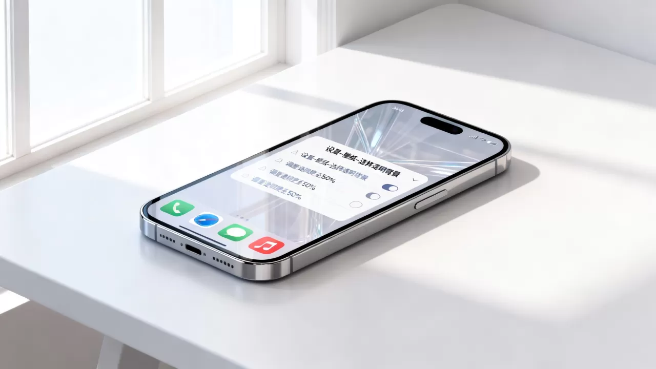怎么让iphone桌面透明，iPhone桌面背景透明化设置教程