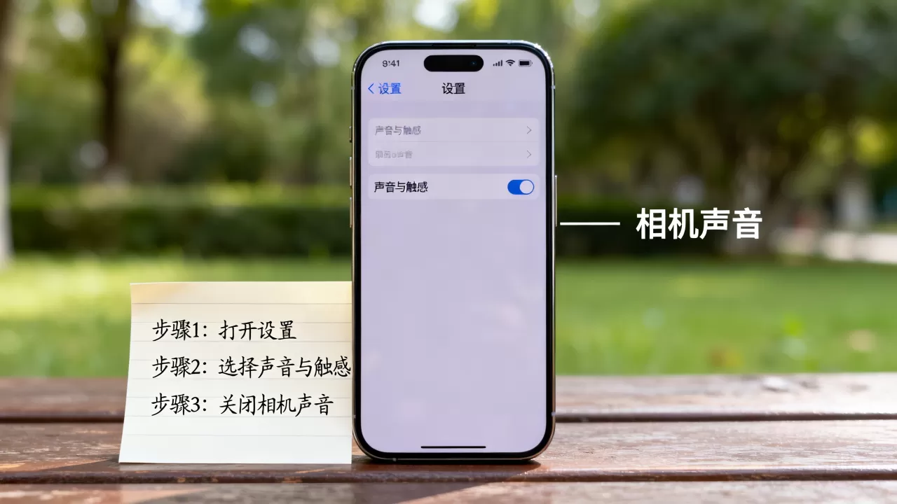 iphone不越狱拍照有声音怎么关，iphone拍照声音关闭