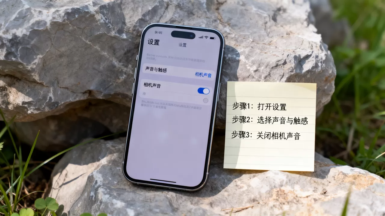 iphone不越狱拍照有声音怎么关，iphone拍照声音关闭