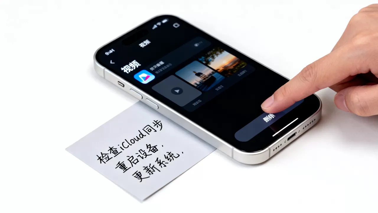 iphone的视频无法删除怎么办，iphone视频删不掉