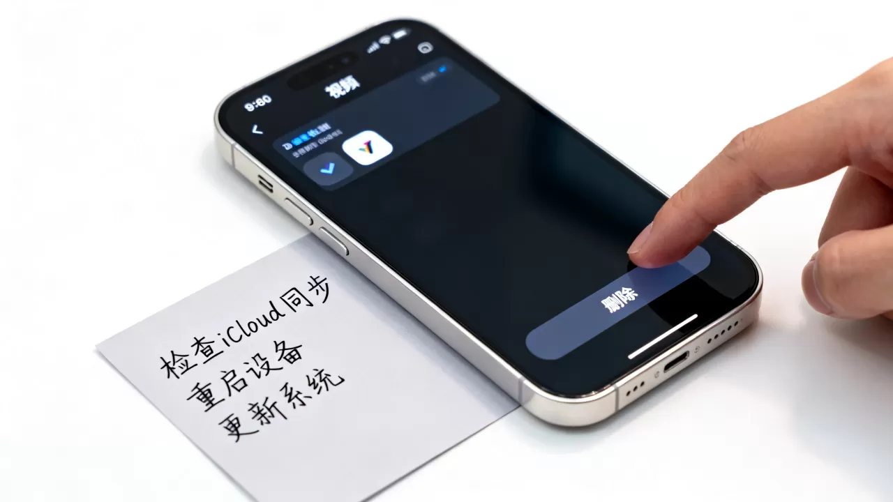 iphone的视频无法删除怎么办，iphone视频删不掉