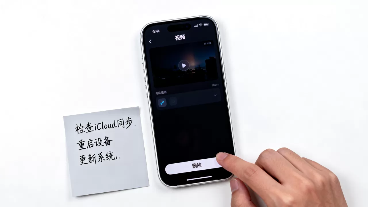 iphone的视频无法删除怎么办，iphone视频删不掉