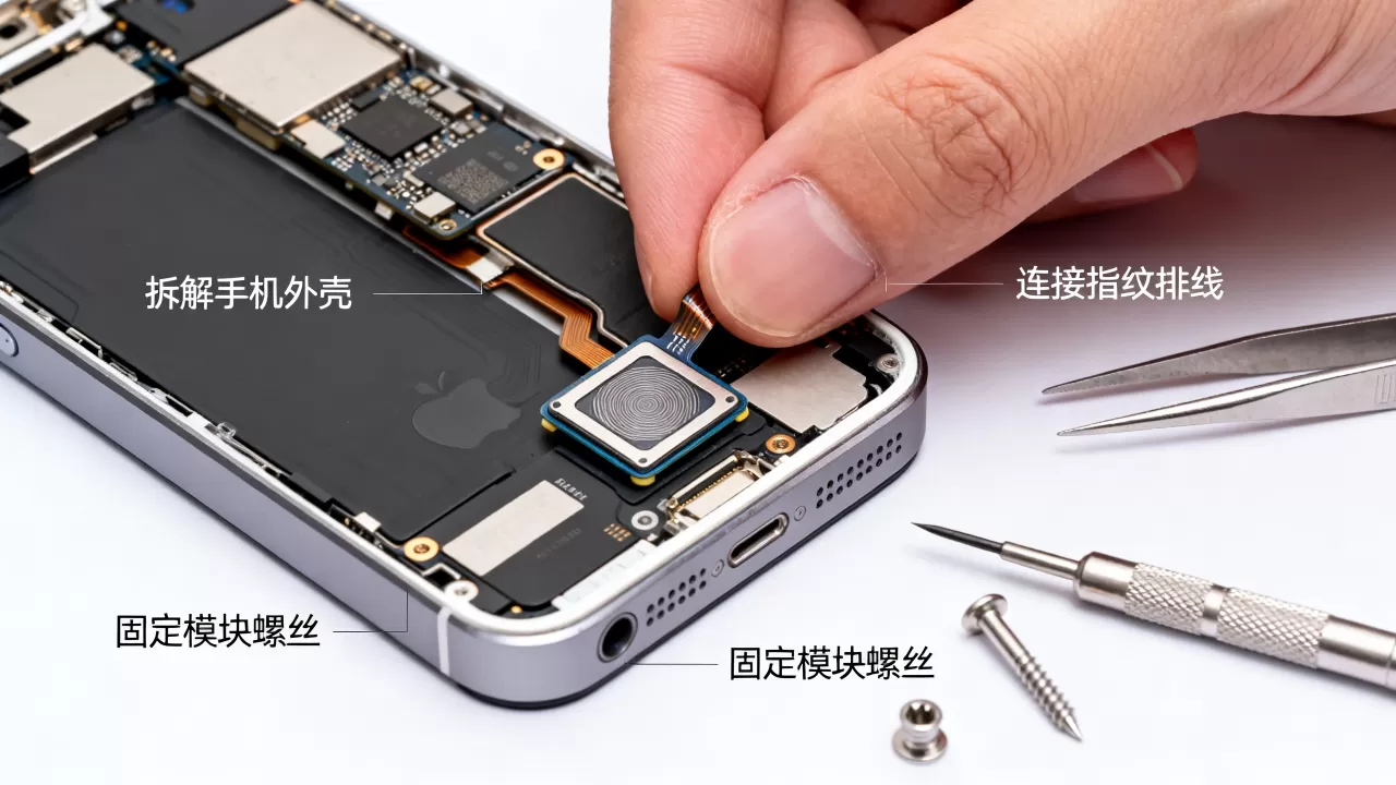 iphone5改指纹教程,iphone5加指纹模块 iphone5改指纹教程,iphone5加指纹模块