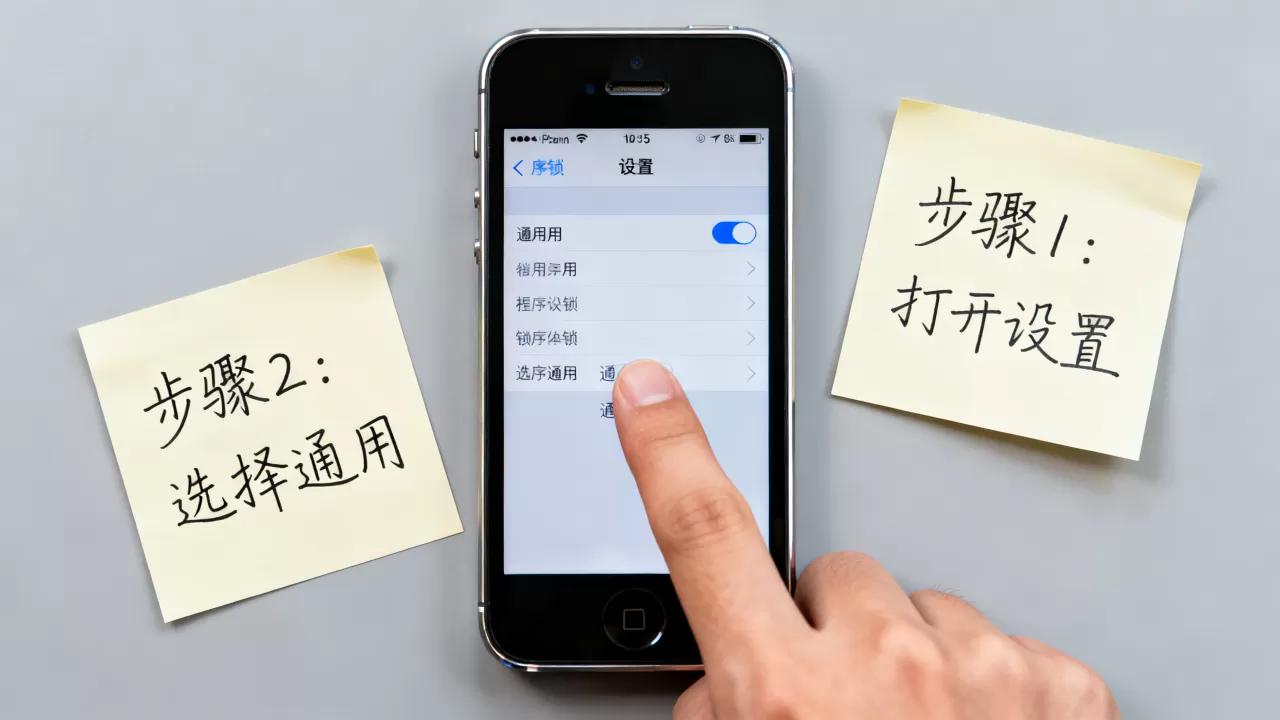 iphone5程序锁怎么用，iphone5程序锁
