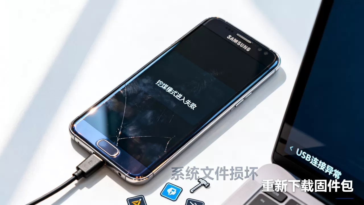 三星挖煤刷不了机怎么办，三星挖煤刷机失败解决方法