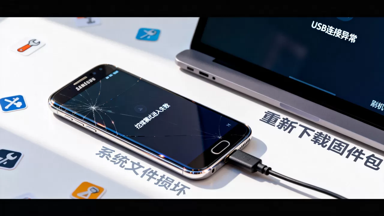 三星挖煤刷不了机怎么办，三星挖煤刷机失败解决方法