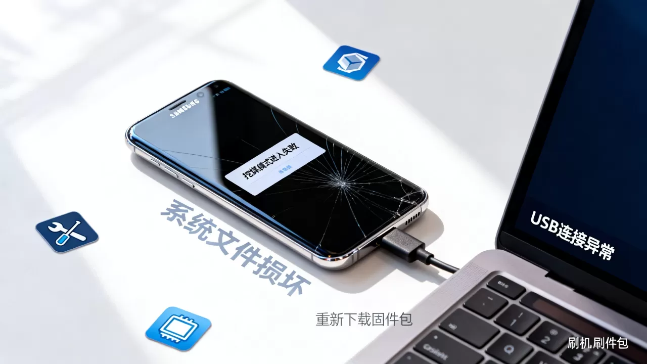 三星挖煤刷不了机怎么办，三星挖煤刷机失败解决方法