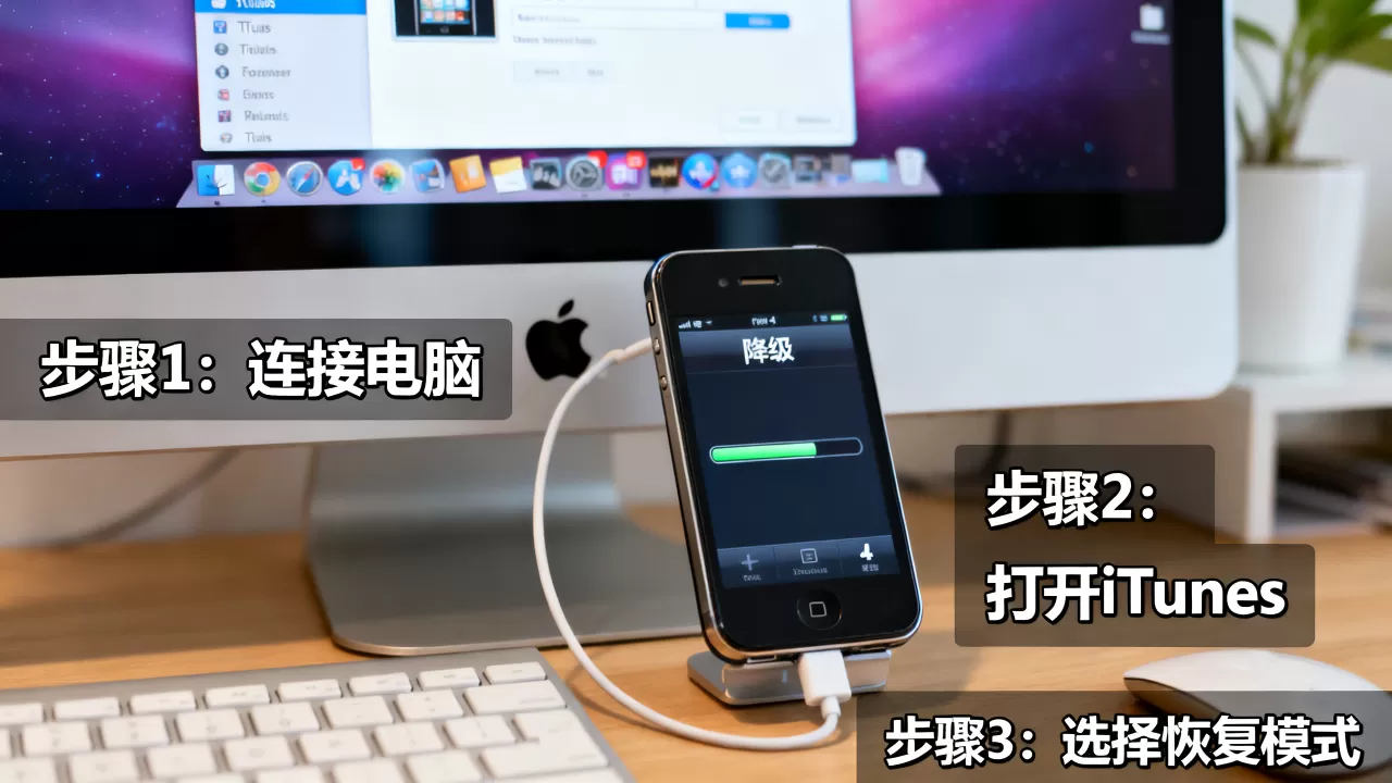 iphone4降级5教程，iphone4怎么降级到ios5
