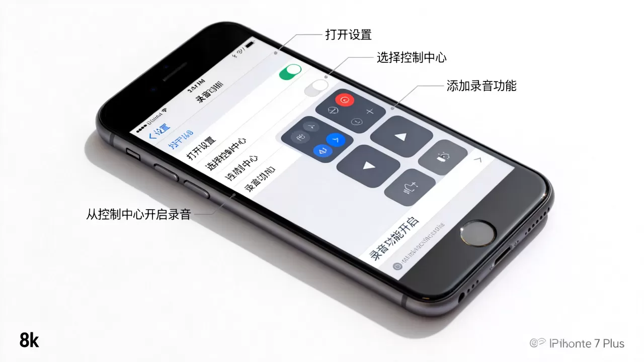 iphone7p录音怎么开，iphone7p录音