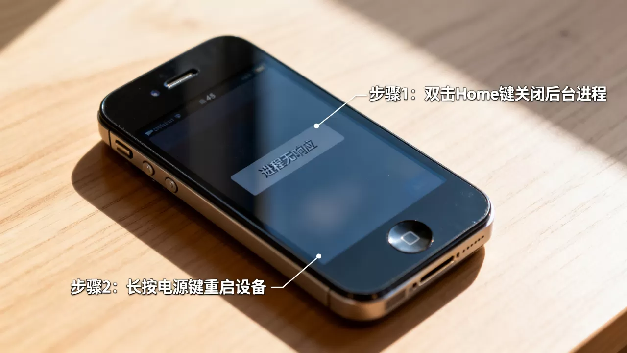 iphone4s进程卡死怎么办，iphone4s进程