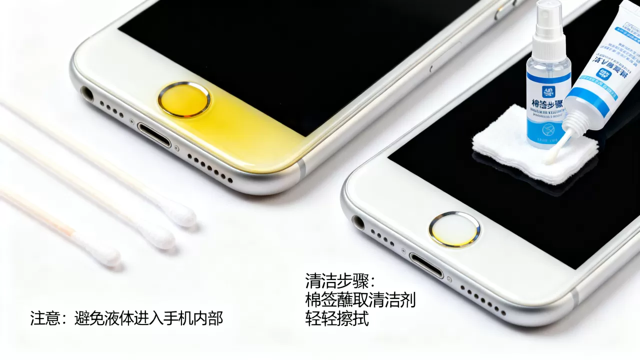 iPhone home键变色了怎么办？苹果Home键变黄修复