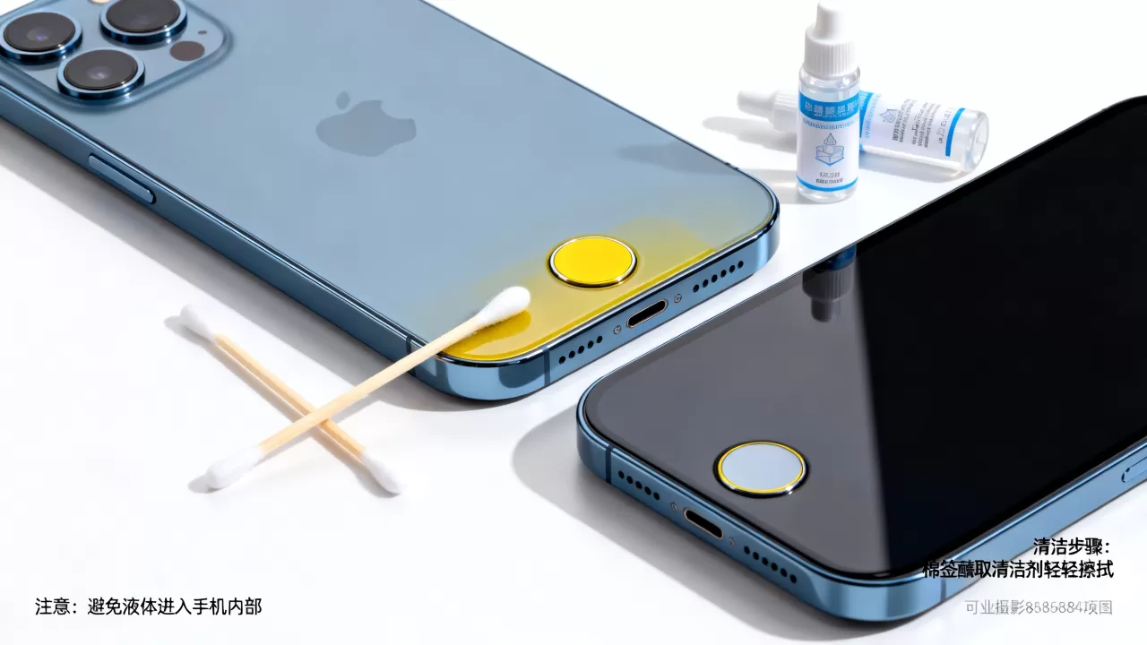 iPhone home键变色了怎么办？苹果Home键变黄修复