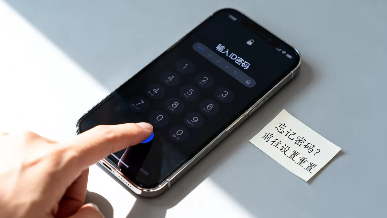 iPhone提示输入ID密码怎么办，iPhone锁屏密码