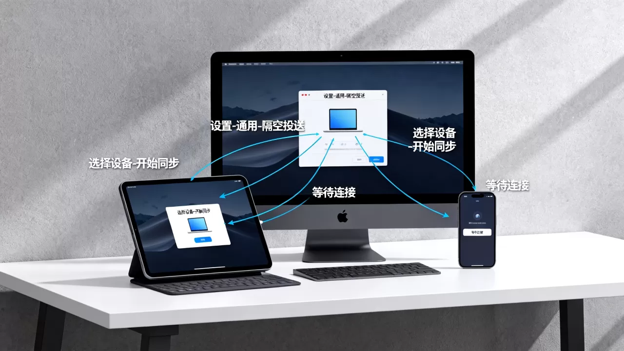 ipad mac同步到iphone怎么操作，ipad mac数据同步到iphone