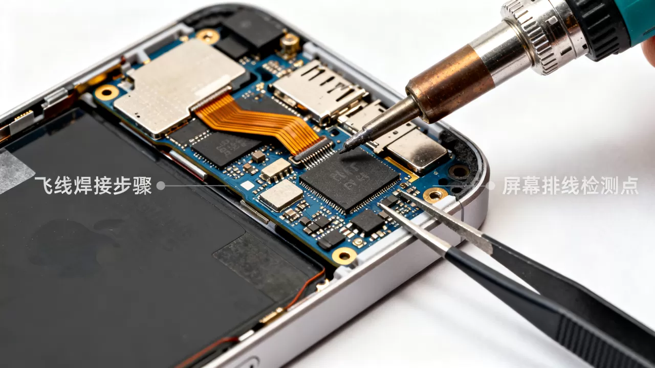 iphone5飞线怎么修,iphone5屏幕不亮 iphone5飞线怎么修,iphone5屏幕不亮