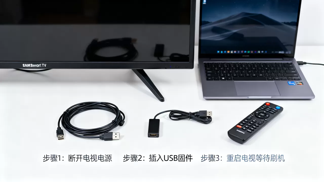 三星smart tv刷机失败怎么办，三星电视刷机教程