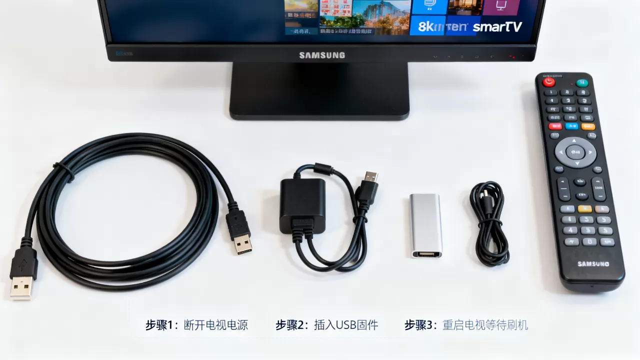 三星smart tv刷机失败怎么办，三星电视刷机教程