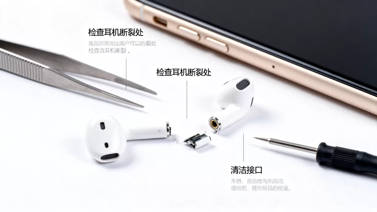 iphone7耳机断，iphone7耳机接口坏了怎么修