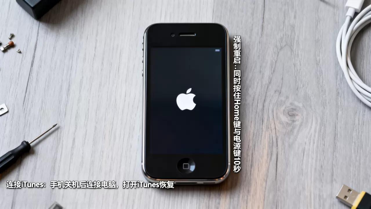 iphone3白苹果怎么办，iphone3白苹果解决方法