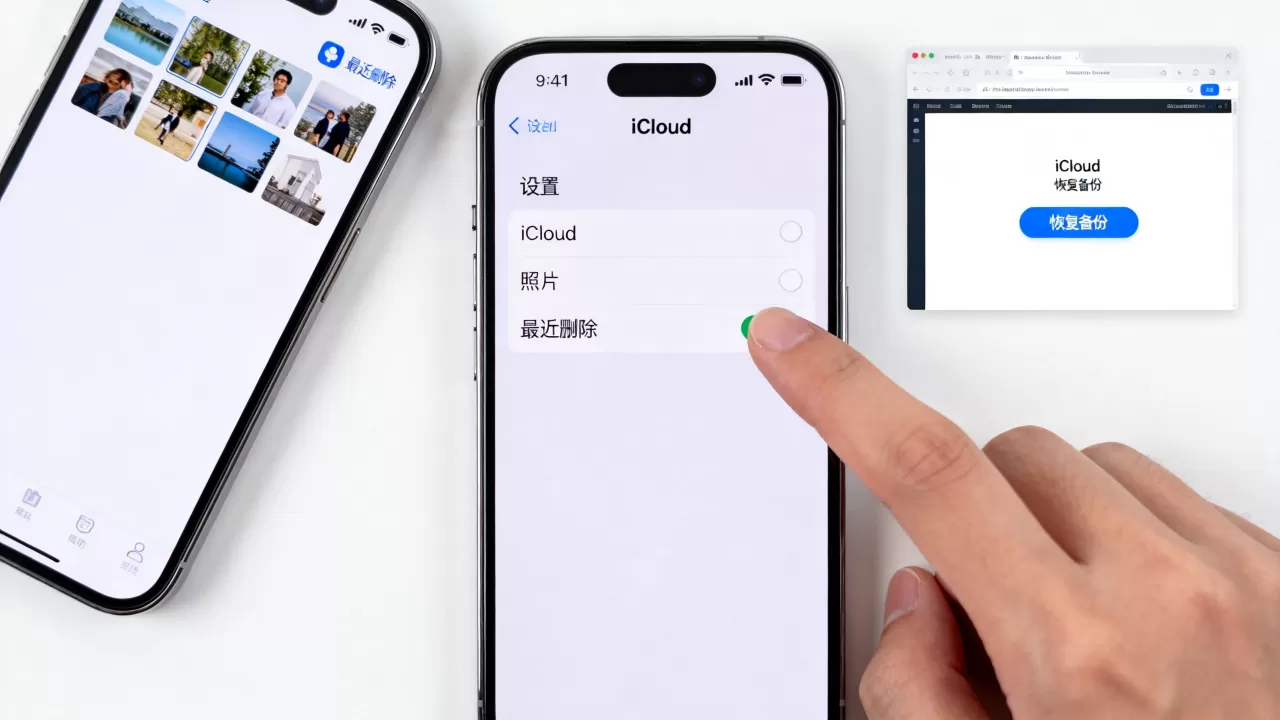 iphone怎么恢复备份照片，苹果手机恢复已删除照片