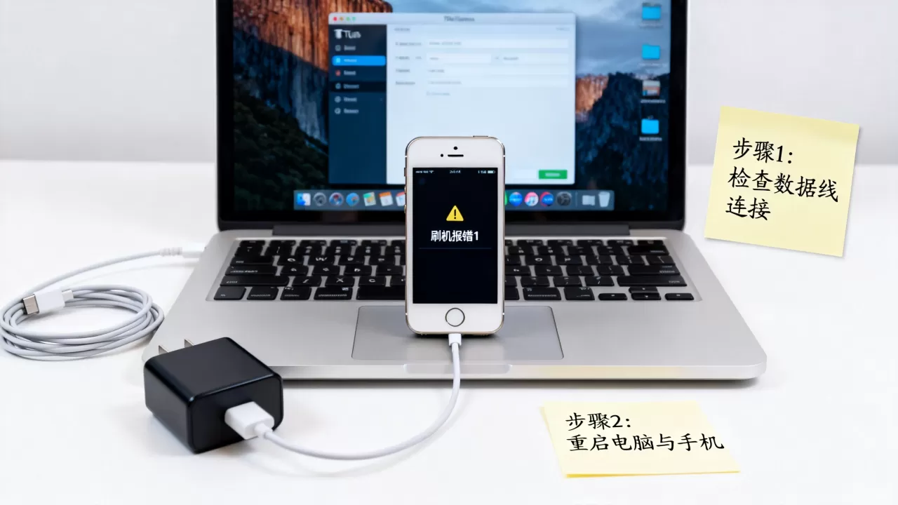 5s刷机报错1怎么办，iPhone 5s刷机失败解决方法