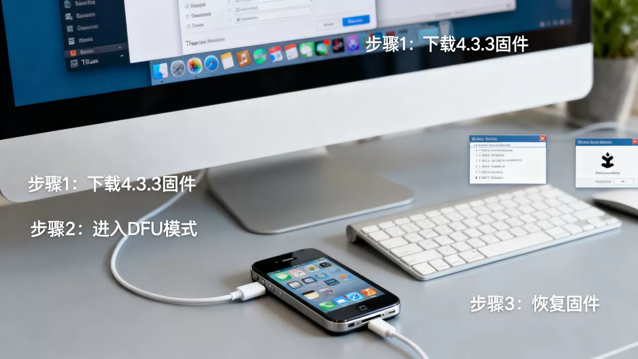 iphone4降级4.3.3教程,iphone4降级4.3.3 iphone4降级4.3.3教程,iphone4降级4.3.3