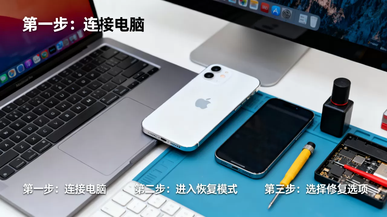 白苹果怎么修复不刷机，白苹果修复教程