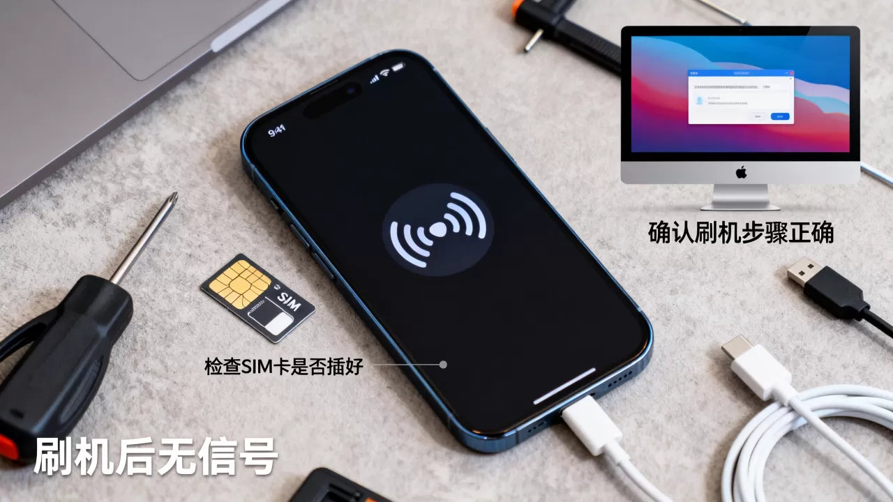 苹果手机刷机后无信号怎么办,苹果手机刷机无信号 苹果手机刷机后无信号怎么办,苹果手机刷机无信号