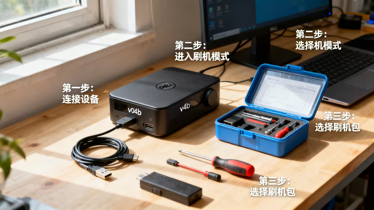 戴尔v04b刷机教程，戴尔v04b刷机失败怎么办