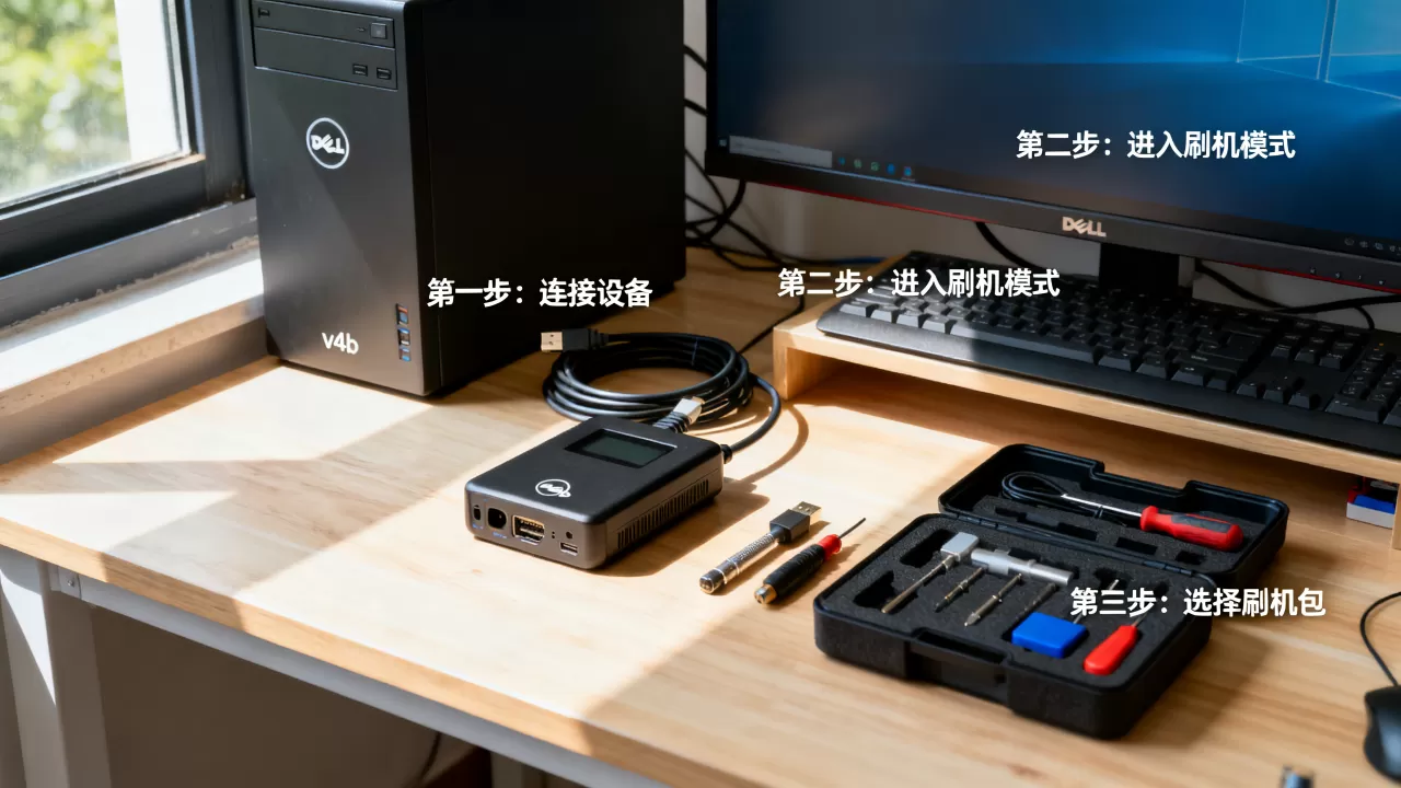戴尔v04b刷机教程，戴尔v04b刷机失败怎么办