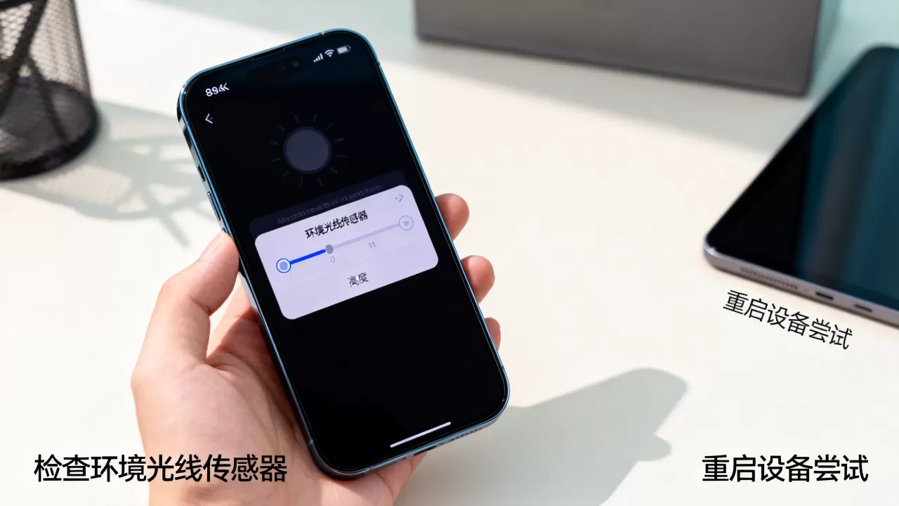 iPhone亮度不自动调节怎么办，iPhone自动亮度失效