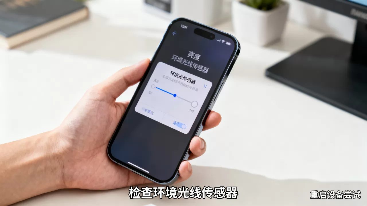 iPhone亮度不自动调节怎么办，iPhone自动亮度失效