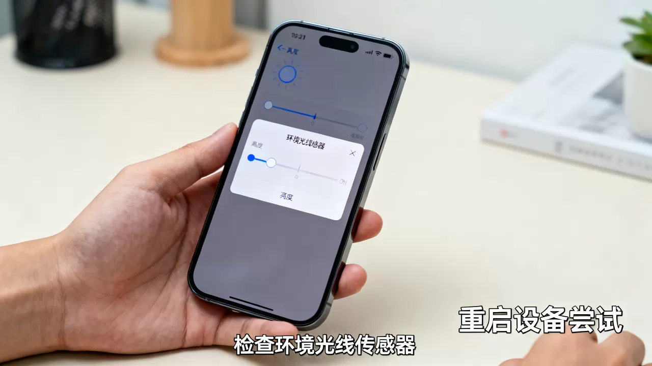 iPhone亮度不自动调节怎么办，iPhone自动亮度失效