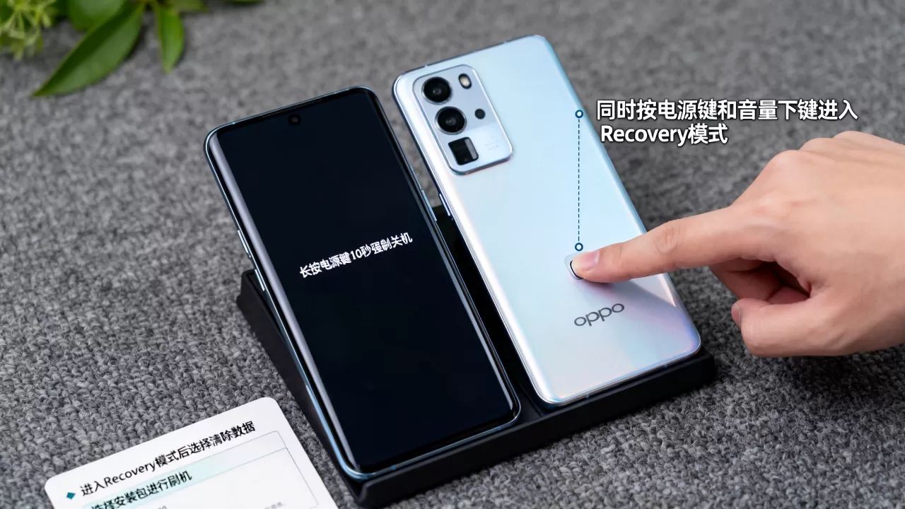 oppo怎么关机怎么刷机教程，oppo手机强制关机方法