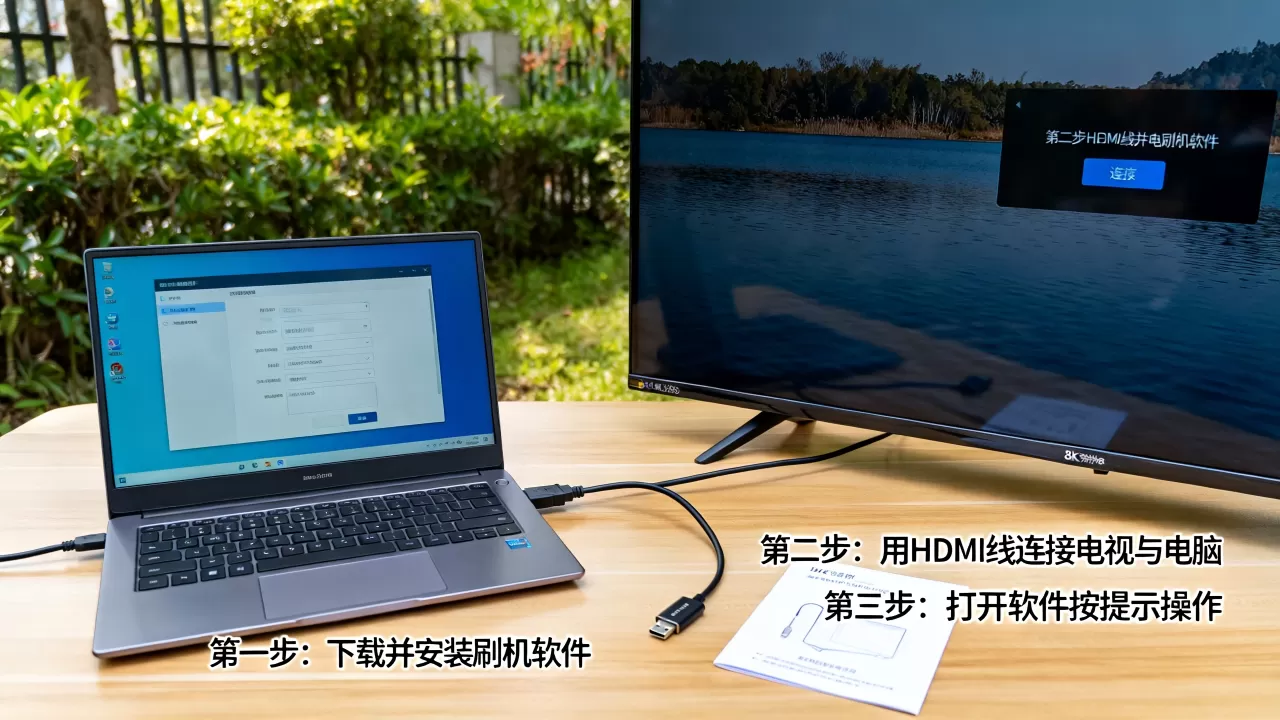 电视连接电脑刷机软件怎么操作,电视连接电脑刷机 电视连接电脑刷机软件怎么操作,电视连接电脑刷机