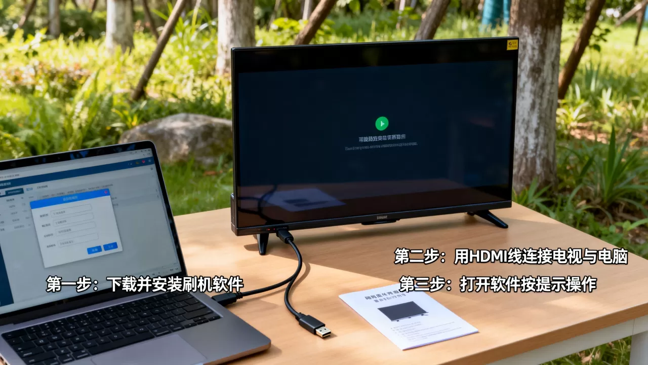 电视连接电脑刷机软件怎么操作,电视连接电脑刷机 电视连接电脑刷机软件怎么操作,电视连接电脑刷机