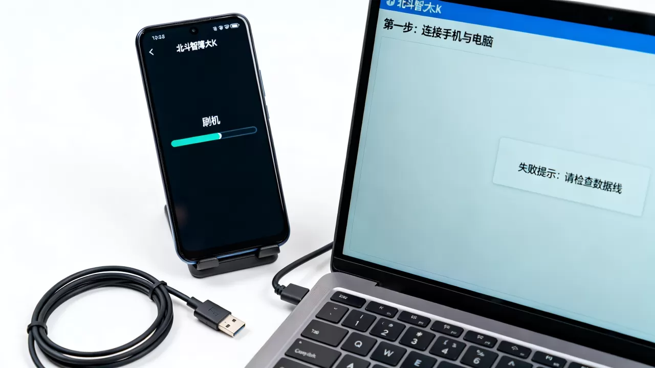 北斗智簿大k刷机教程，北斗智簿大k刷机失败怎么办