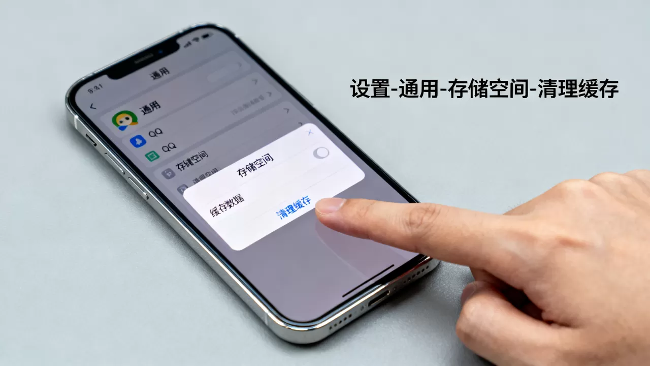iphone怎么清除qq缓存，iphone清理微信qq缓存方法