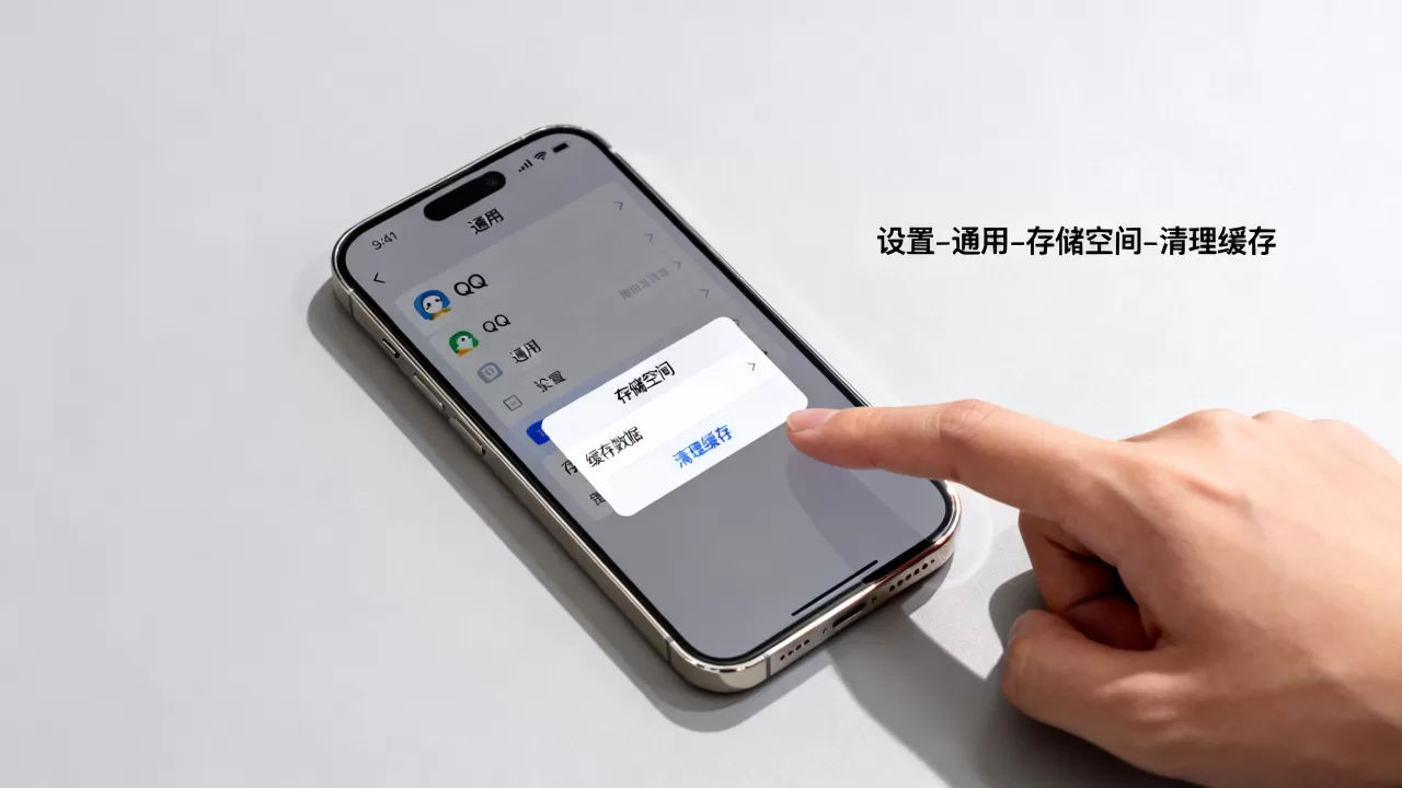 iphone怎么清除qq缓存，iphone清理微信qq缓存方法