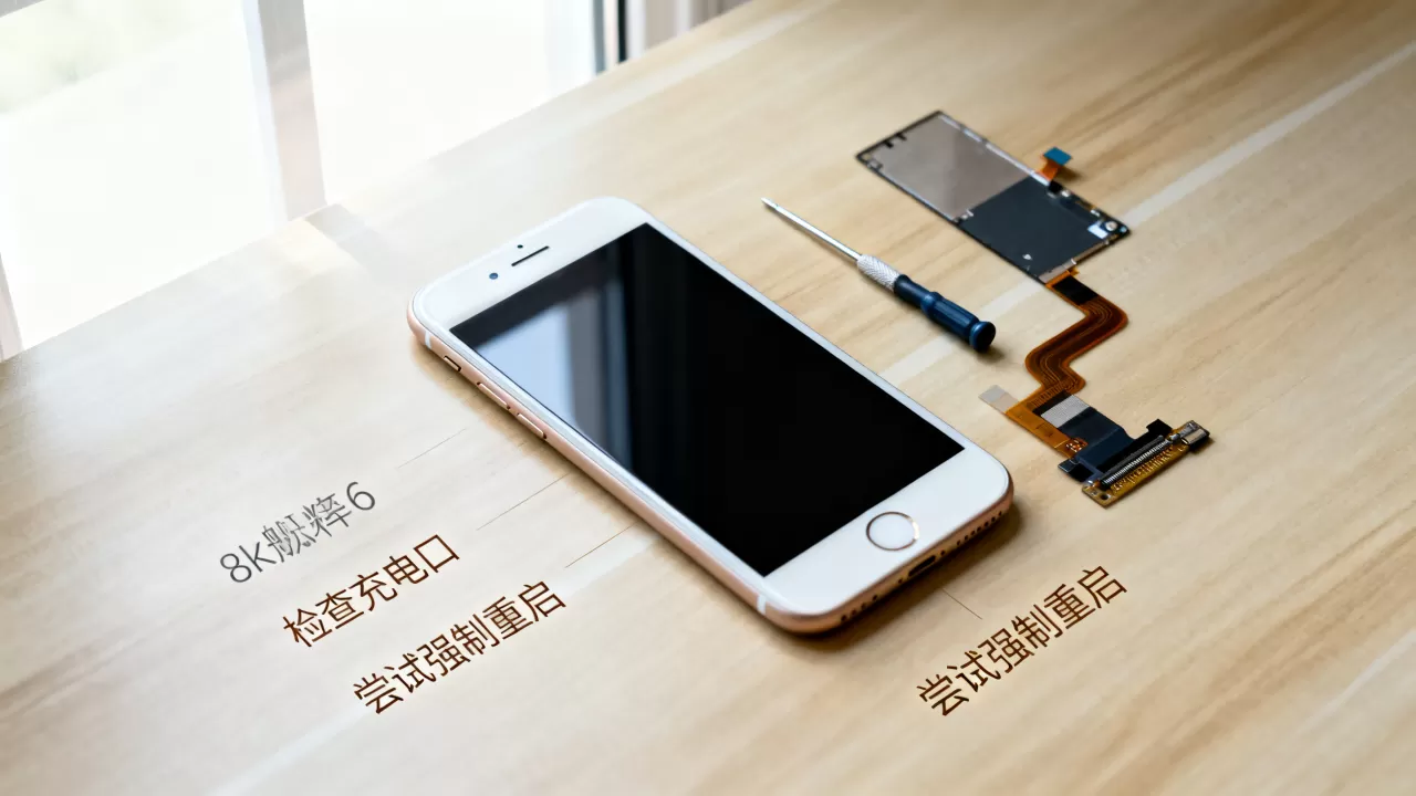 iphone6不亮了怎么办，iphone6黑屏修复