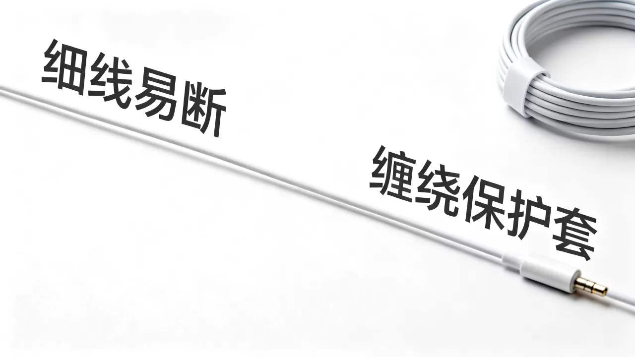 iphone耳机线细容易断怎么办，iphone耳机线