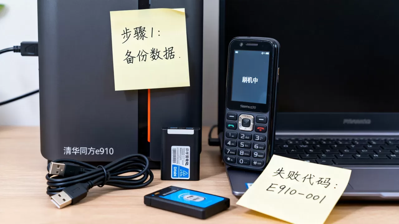 清华同方e910刷机教程，清华同方e910刷机失败怎么办