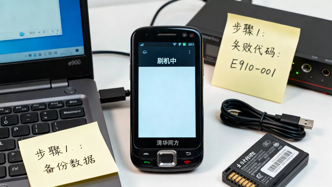 清华同方e910刷机教程，清华同方e910刷机失败怎么办