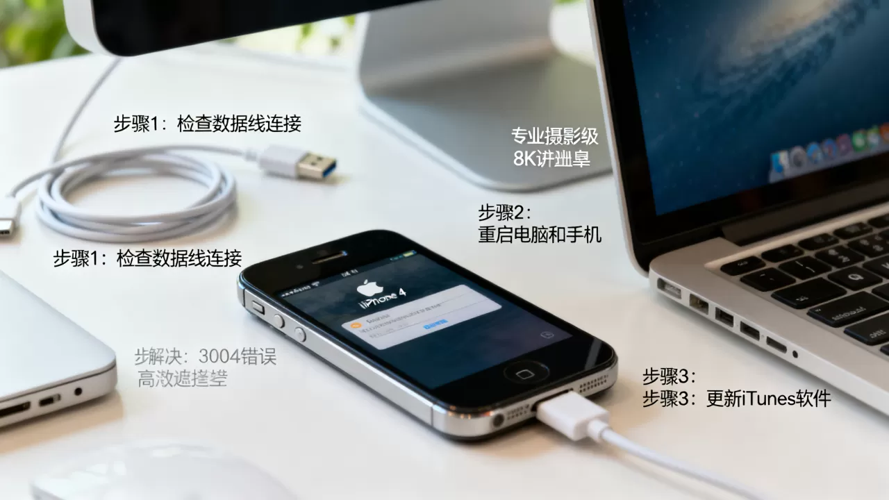 iphone4出现3004错误怎么办？iphone4 3004错误解决方法