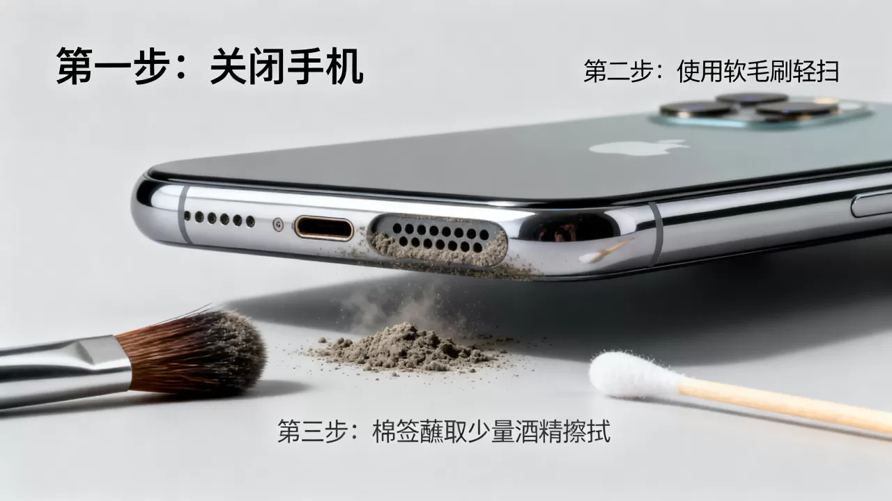 iphone的喇叭怎么清理,手机扬声器灰尘堵塞了怎么办 iphone的喇叭怎么清理,手机扬声器灰尘堵塞了怎么办
